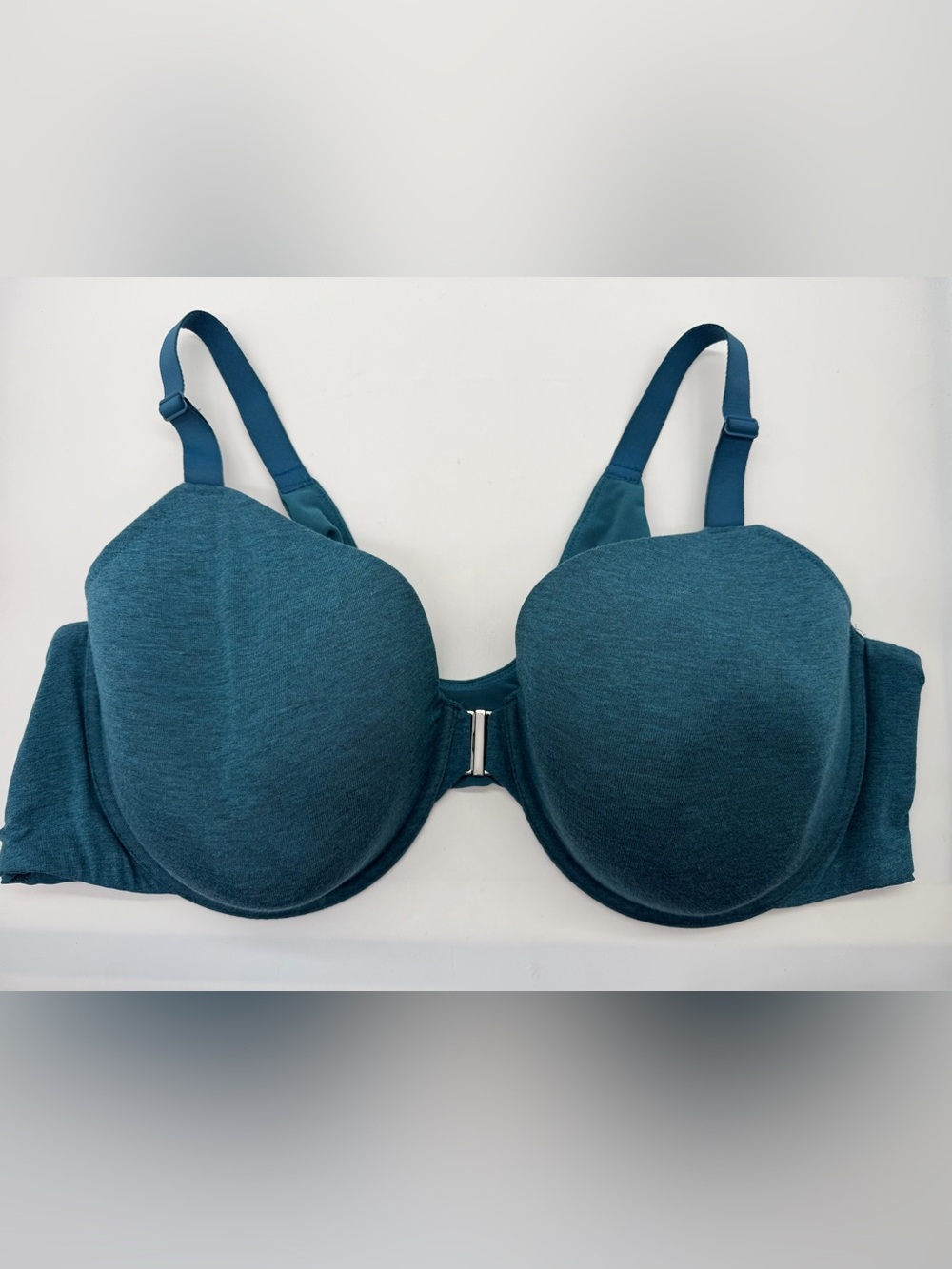 Torrid Full Coverage Lightly Lined Front Close Bra Teal Size 50D
